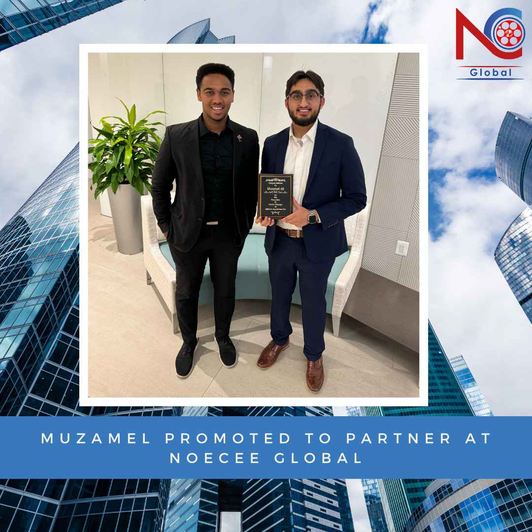 Muzamel Promoted to Partner at Noecee Global